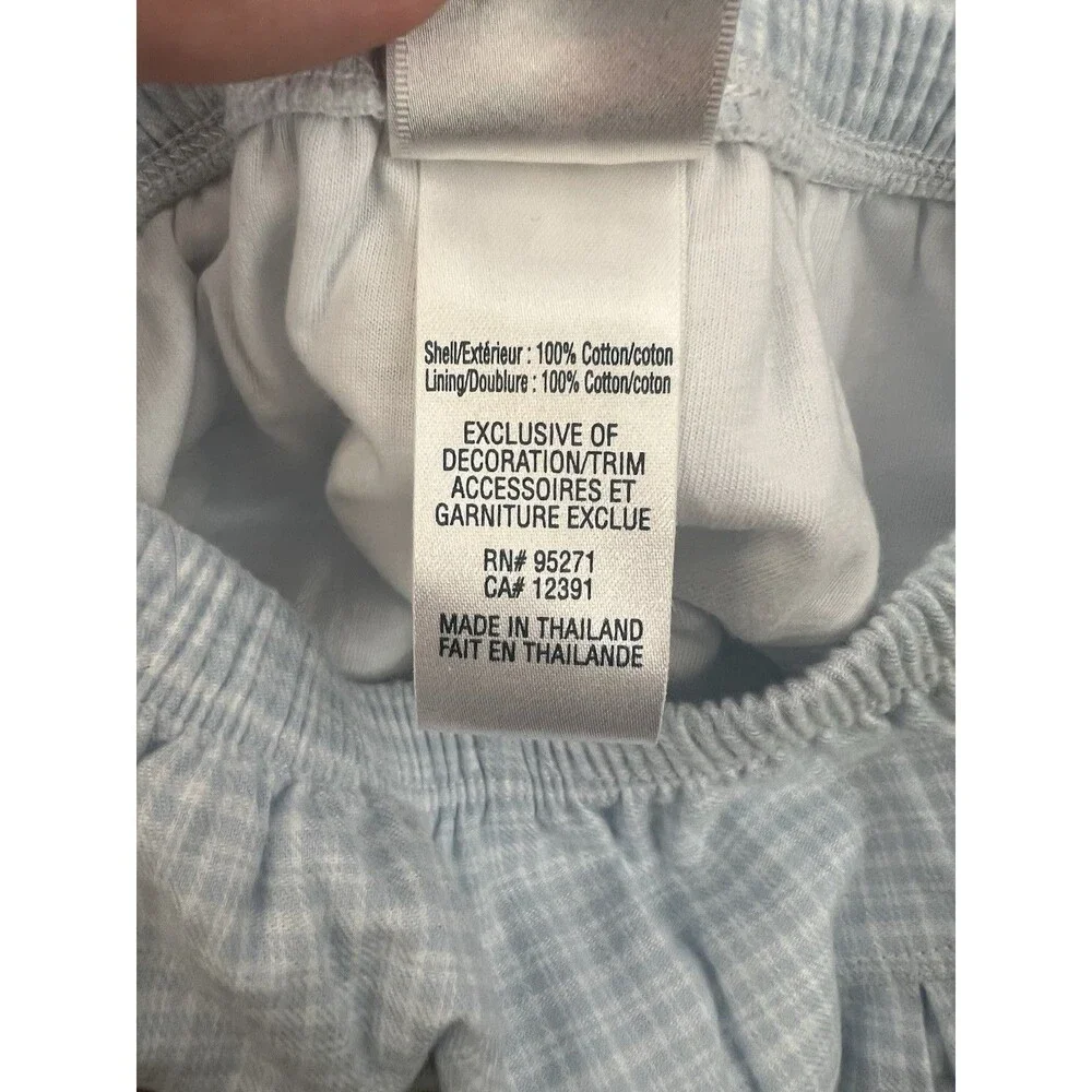 Absorba Baby Boys 2 Pc Bunny Outfit Set Blue White 9M NWT Neiman Marcus